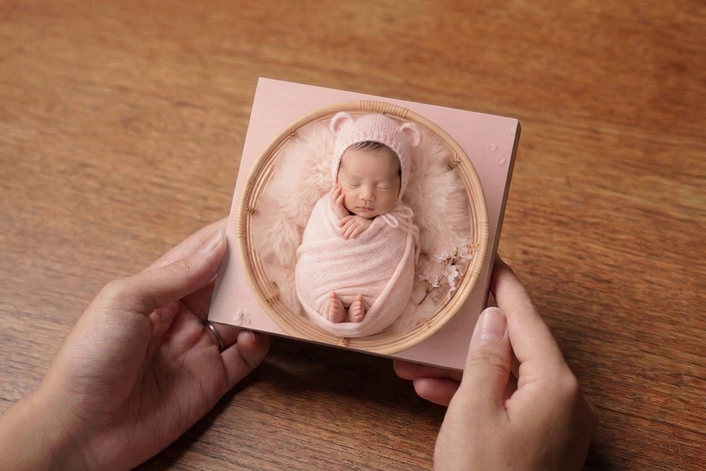 ニューボーンフォトのデコール（イメージ画像）